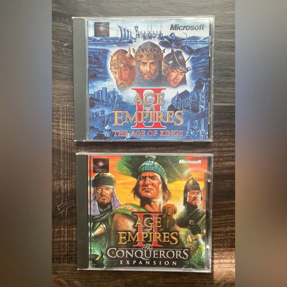 Age Of Empires II 2 Gold Edition PC Computer Game 2002 w/ Scenario Design Kit